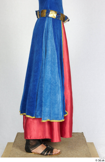 Photos Woman in Historical Dress 113 17th century blue skirt…